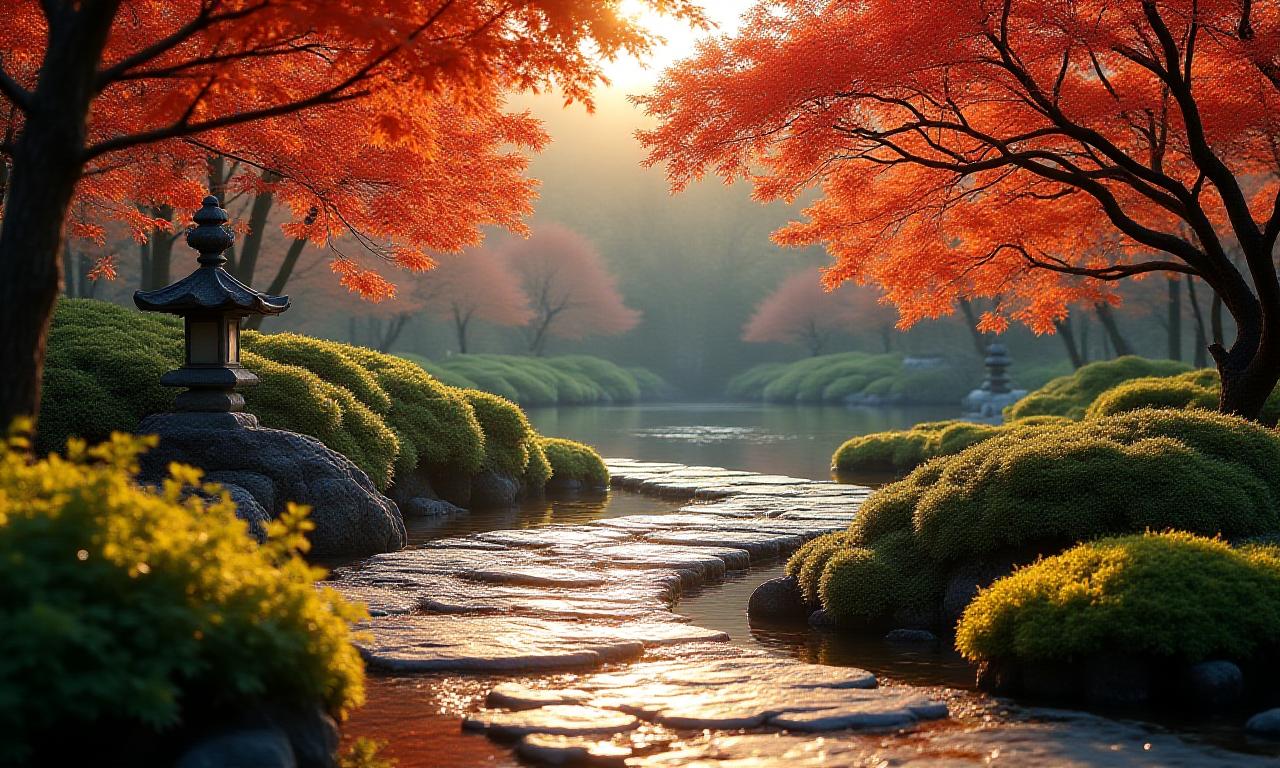 伝統的な日本庭園の美しさ